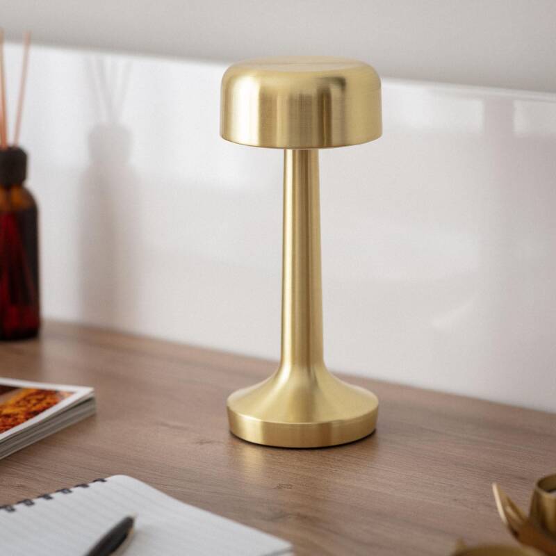 Lámpara de Mesa LED Portátil con Batería USB Recargable Ciara