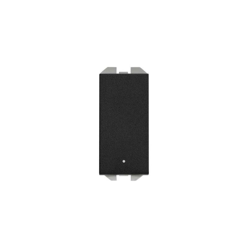 Interruptor Pulsador Simple Estrecho Con Luminoso Incorporado SIMON 270  20001160