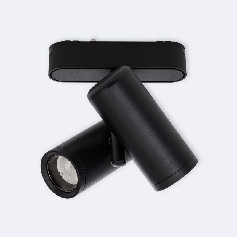 Foco Carril LED Magnético 25mm SuperSlim Cuarzo 16W 48V Negro