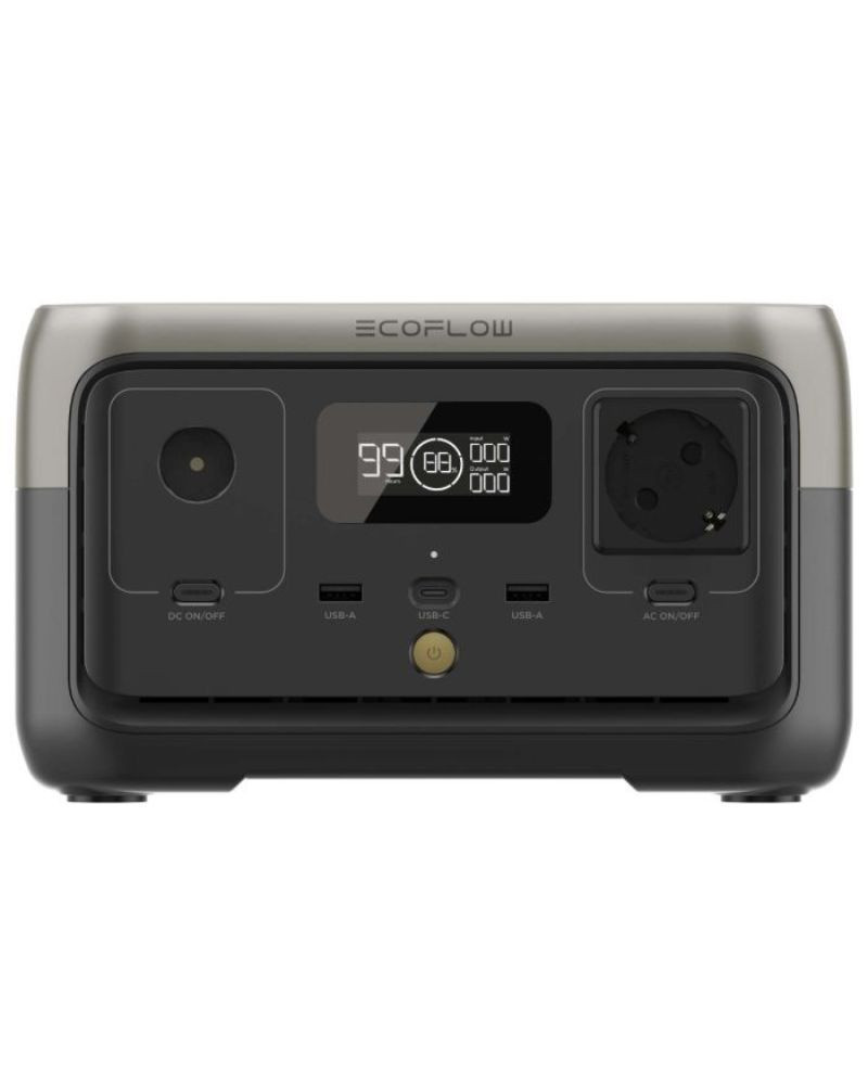 Kit Solar Portátil 110W Ecoflow con Estación de energía 300W 256Wh