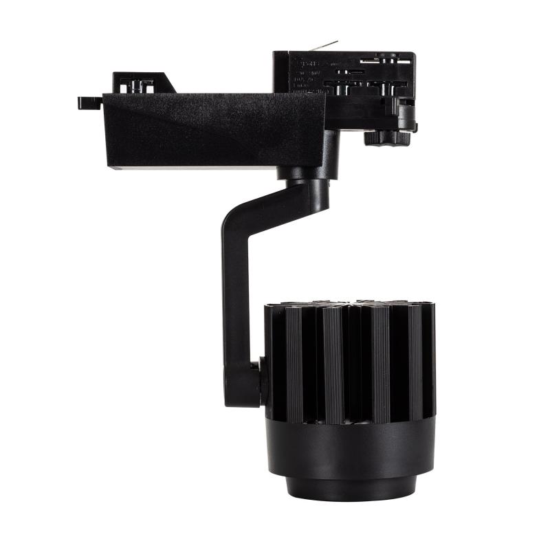 Foco Carril LED Trifásico 30W Dora Negro