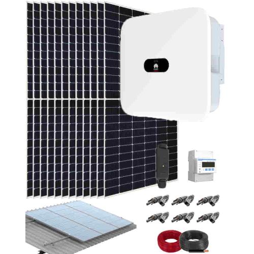 Kit de Placas Solares Autoconsumo Fotovoltaico Trifásico Huawei 20000W 100000Whdia