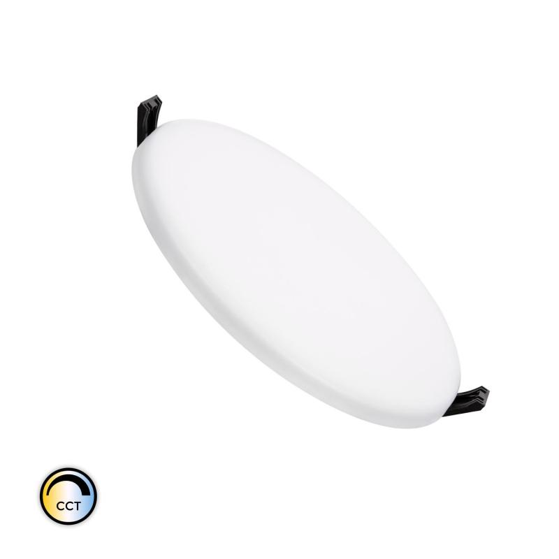 Placa LED 18W Circular Surface CCT Seleccionable Corte Ø 160 mm IP54