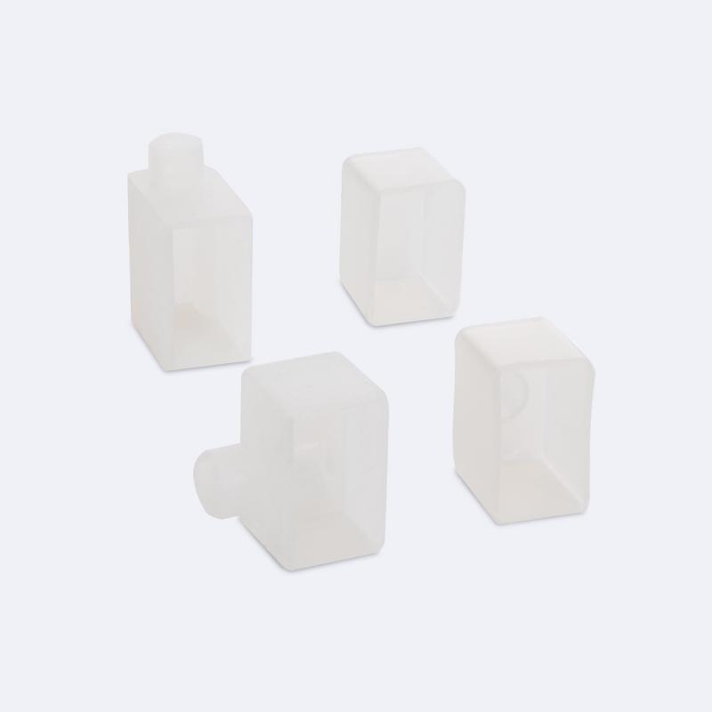 Perfil Neón SFLEX 12x20 Superficie/Empotrable Curva Lateral para Tira LED IP20 hasta 10 mm
