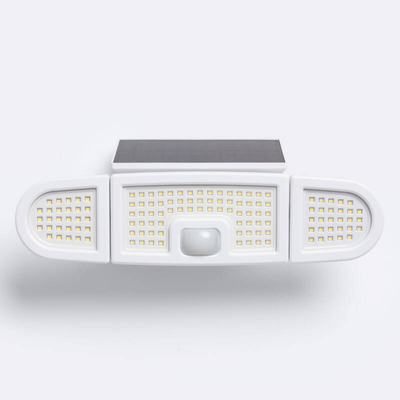 Foco Proyector LED Solar 7W IP65 con Sensor de Movimiento PIR y Crepuscular