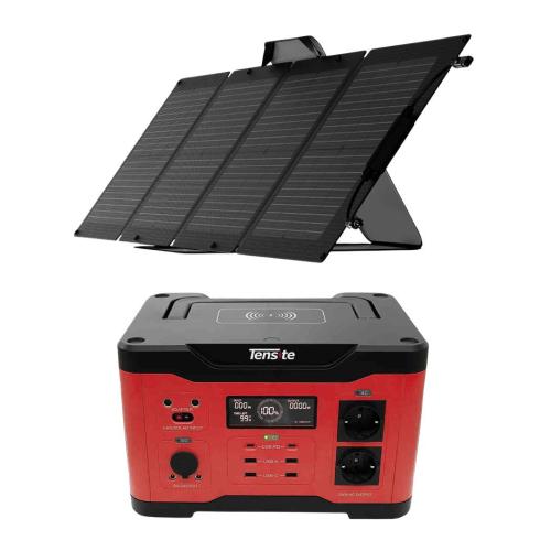 Kit Solar Portátil Camper 110W con Estación de Energía Tensite