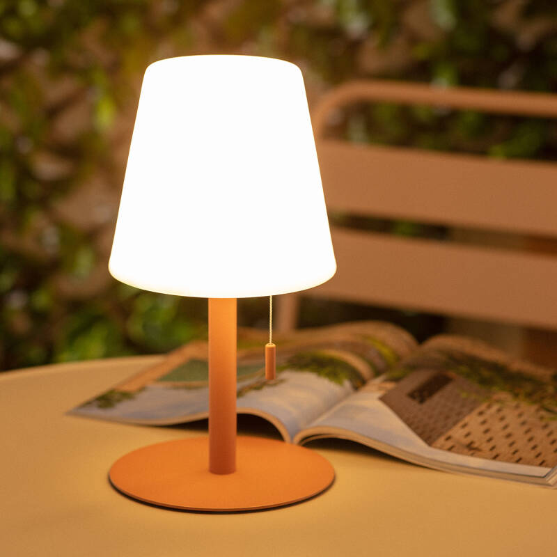 Lámpara de Mesa LED Portátil para Exterior Aluminio con Batería Recargable Epinay