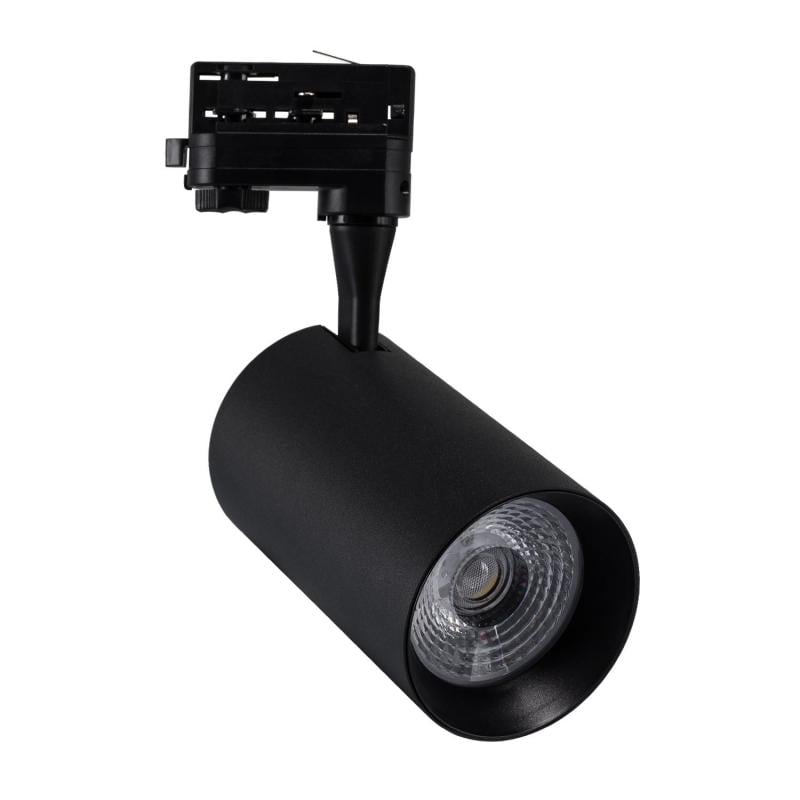 Foco Carril LED Trifásico 30W Vulcan Negro