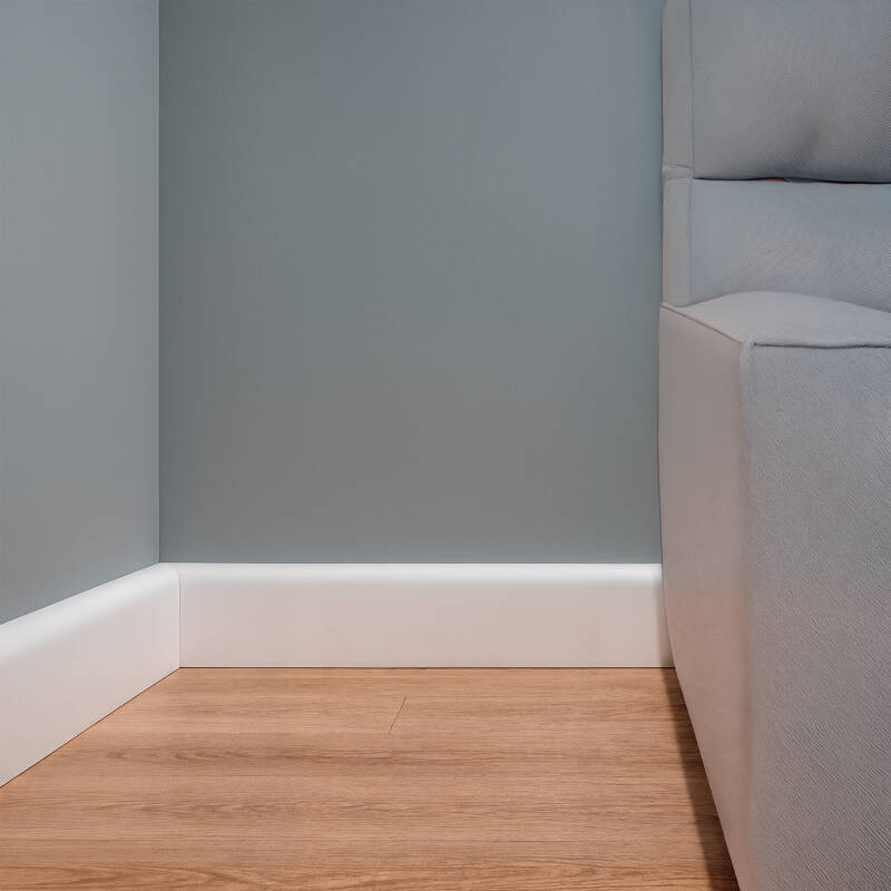 Moldura Rodapié Pasacables 2m Bend