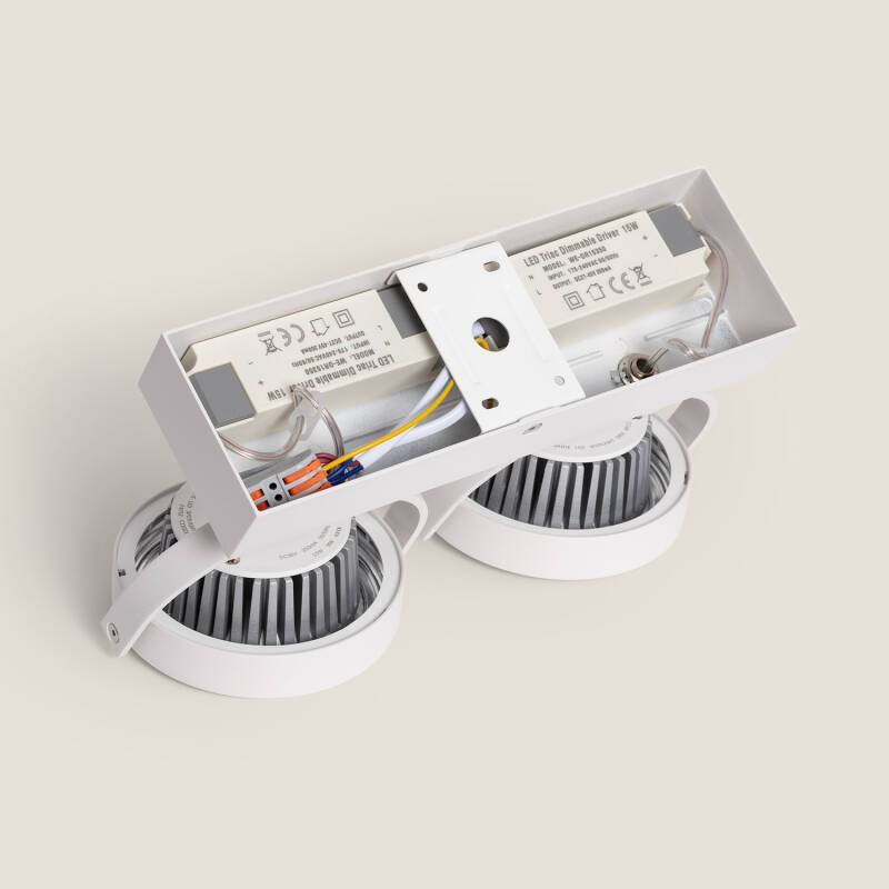 Foco LED 30W CREE de Superficie Direccionable AR111 Regulable Blanco