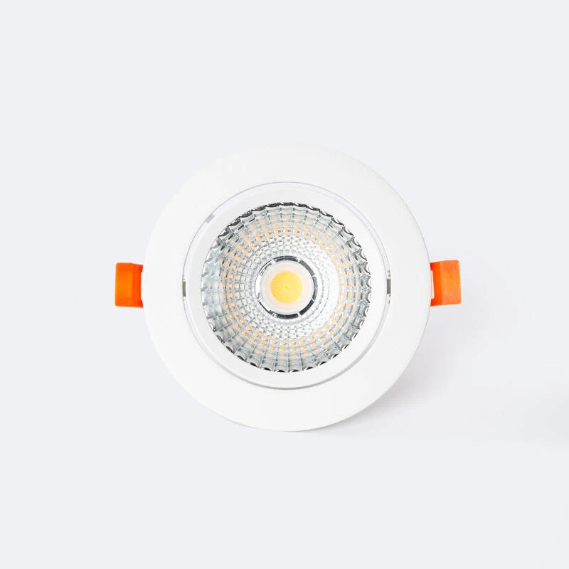 Foco Downlight LED 15W COB Superslim LIFUD Direccionable Circular Blanco Corte Ø100 mm CRI90 Expert Color