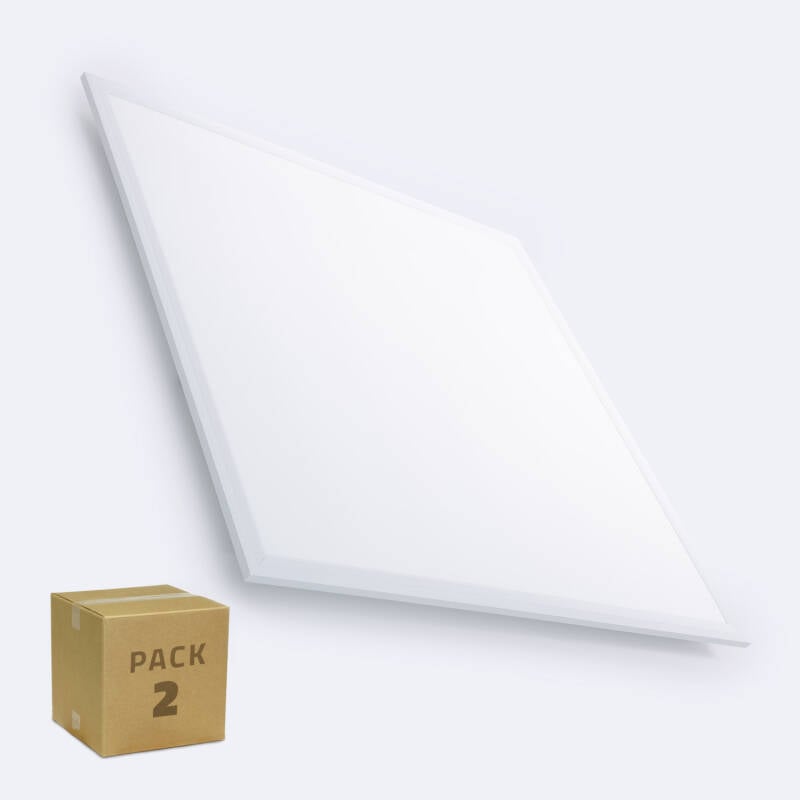 Pack de 2 Panel LED 60x60 cm 40W 4000lm