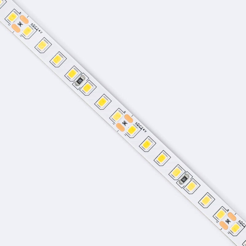 Tira LED 24V SMD 140 LED/m 5m 12W/m 1400lm/m Ancho 8mm Corte 5cm IP20