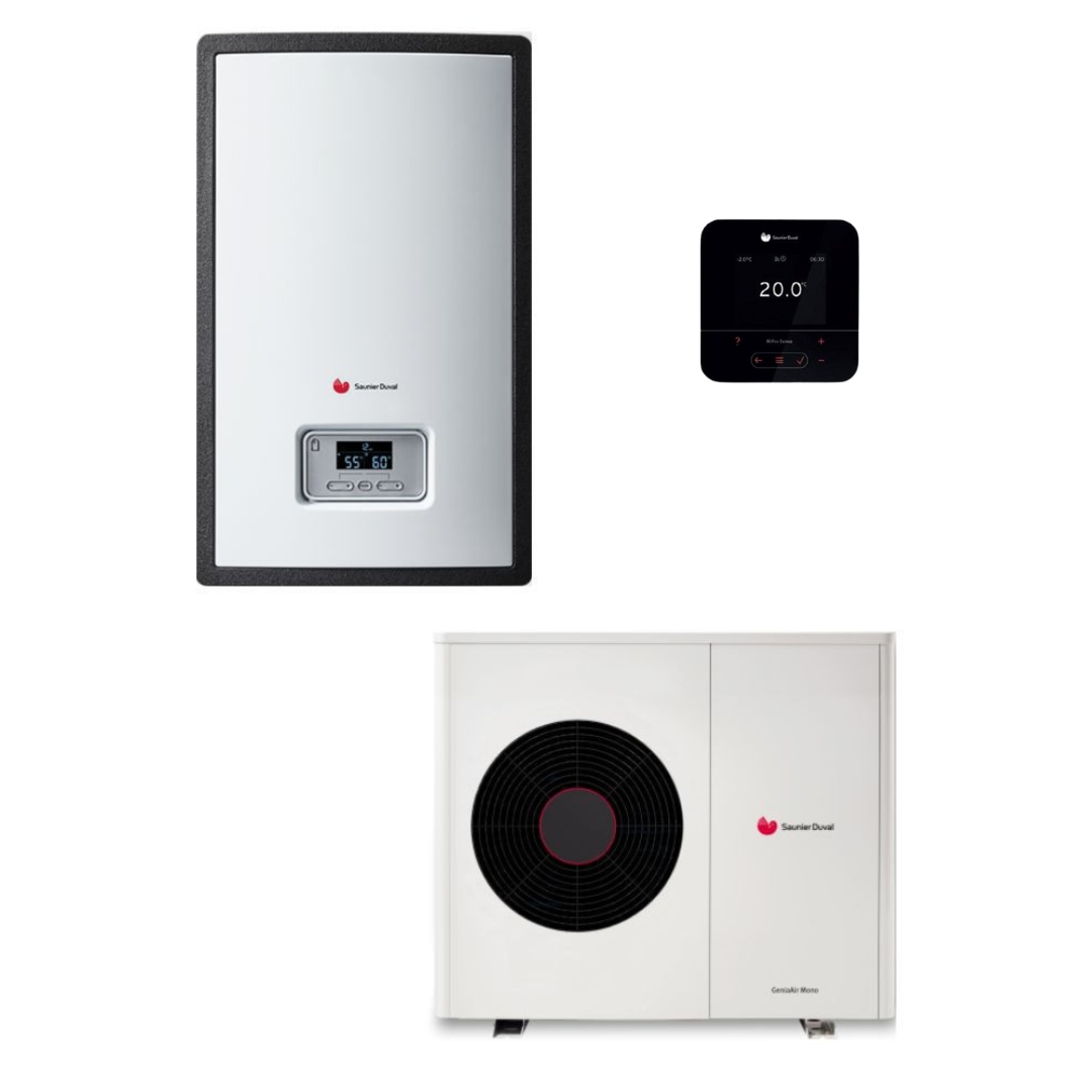 Kit Aerotermia ACS Bibloc 6kW Saunier Duval para ACS 80 L