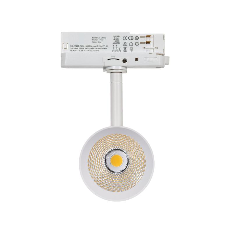 Foco Carril LED Trifásico 30W Fuji Blanco