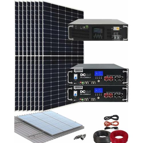 Kit Solar Vivienda Permanente 5000W 48V 7400kWhaño
