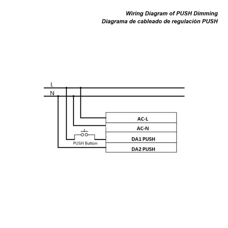 Driver LIFUD Regulable DALI 220-240V No Flicker Salida 9-42V 550-1050mA 23-40W LF-GSD040PF