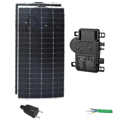 Kit Placas Solares Balcón 480W con Microinversor 360W