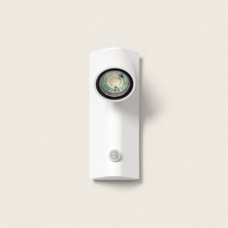 Aplique de Pared Exterior Aluminio con Detector de Movimiento Abel