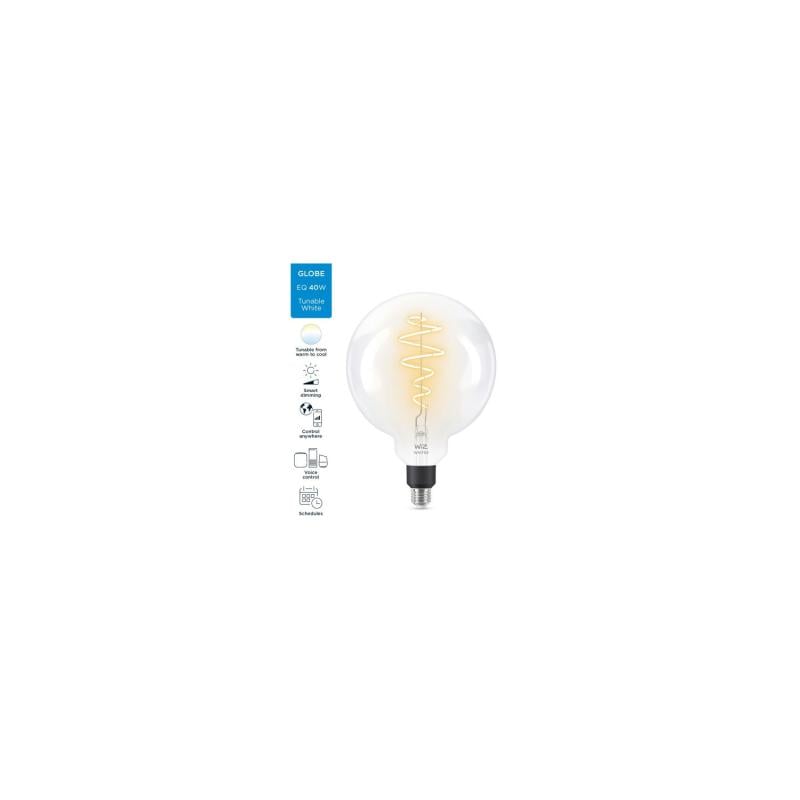 Bombilla Filamento LED E27 6.7W 470 lm G200 WiFi + Bluetooth Regulable CCT Seleccionable WIZ