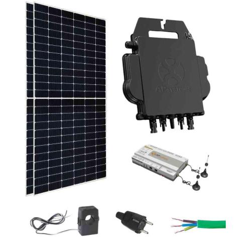 Kit Placas Solares Balcón 1000W con Microinversor 960W y monitorización incluida