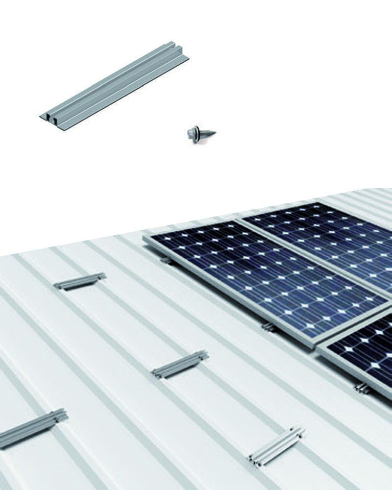 Estructura Cubierta Chapa 8 Paneles Solares 05V