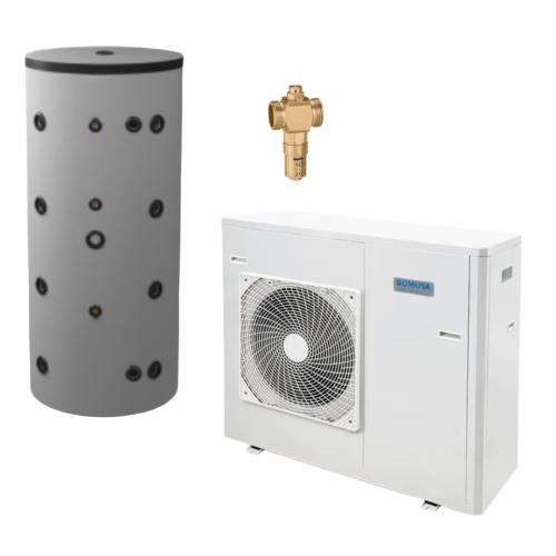 Kit Aerotermia ACS 150L Domusa Dual Clima 19R 19kW R32