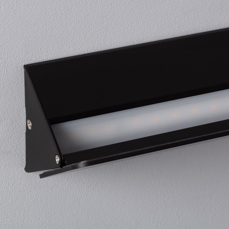 Aplique de Pared LED 10W de Aluminio Temis Negro