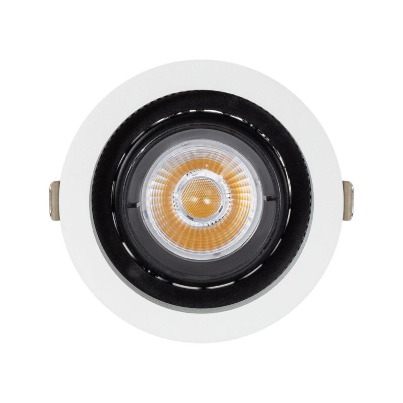 Foco Downlight LED 18W COB Direccionable 360º Circular Corte Ø 115 mm CRI90 Expert Color No Flicker