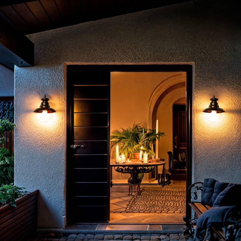 Aplique de Pared Exterior Aluminio Lurnea