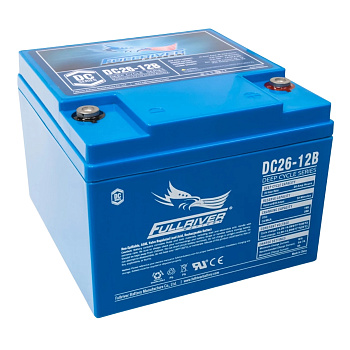 Batería Solar AGM 26Ah 12V C20 Monobloc Fullriver DC26-12B