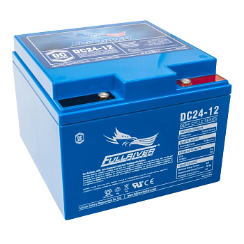 Batería Solar AGM 24Ah 12V C20 Monobloc Fullriver DC24-12
