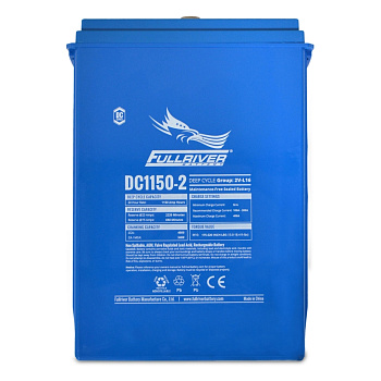 Batería Solar AGM 1150Ah 2V C20 Monobloc Fullriver DC1150-2
