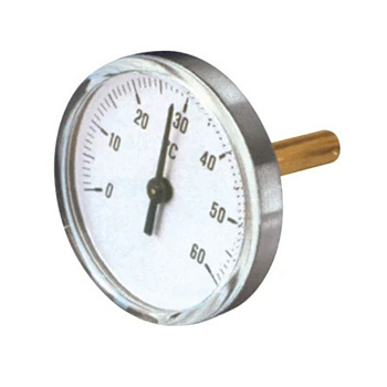 Termómetro 60ºC 5cm Posterior Diámetro 80