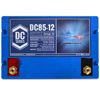 Batería AGM 85Ah Solar 12V C20 Monobloc Fullriver DC85-12