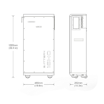 Batería Litio Solar WECO 16K0-LV