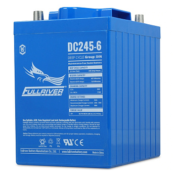 Batería 6v AGM Solar 245Ah C20 Monobloc Fullriver DC245-6