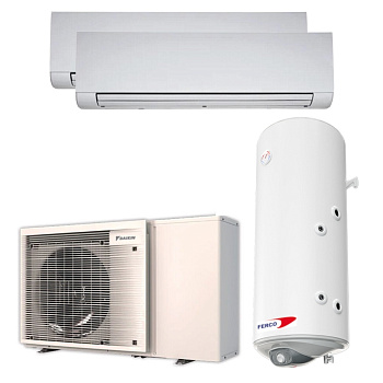 Kit Fancoils Aerotermia 7,8kW Daikin con depósito 100L