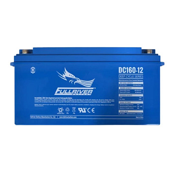 Batería Solar AGM 160Ah 12V C20 Monobloc Fullriver DC160-12