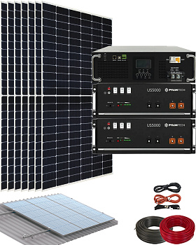 Kit Solar 5500W con Baterías Litio US 5000